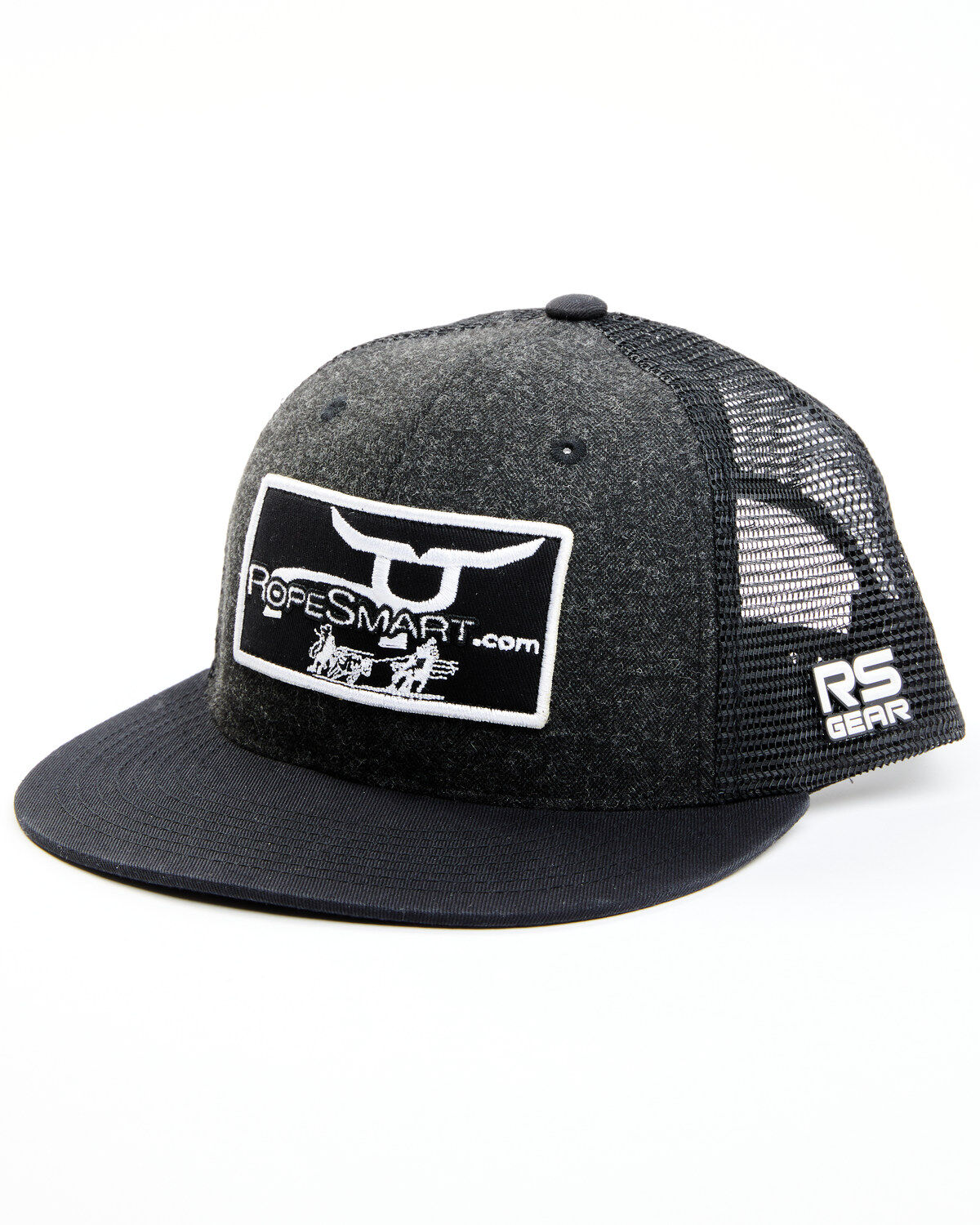 RopeSmart Men's Logo Patch Mesh-Back Trucker Cap