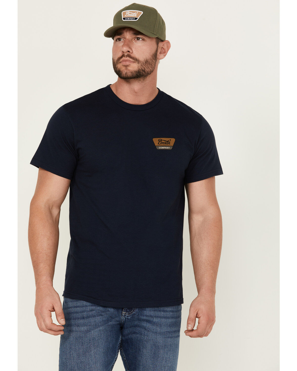 Brixton Men's Linwood Logo Short Sleeve Graphic T-Shirt