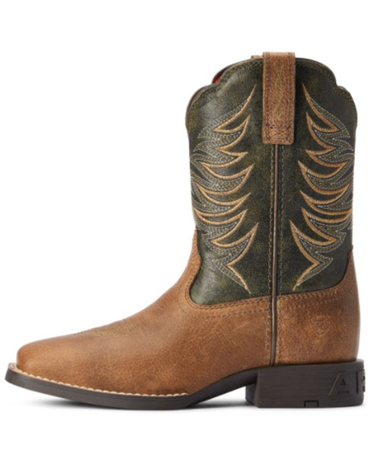 Ariat Boys' Firecatcher Alflafa Western Boots - Broad Square Toe