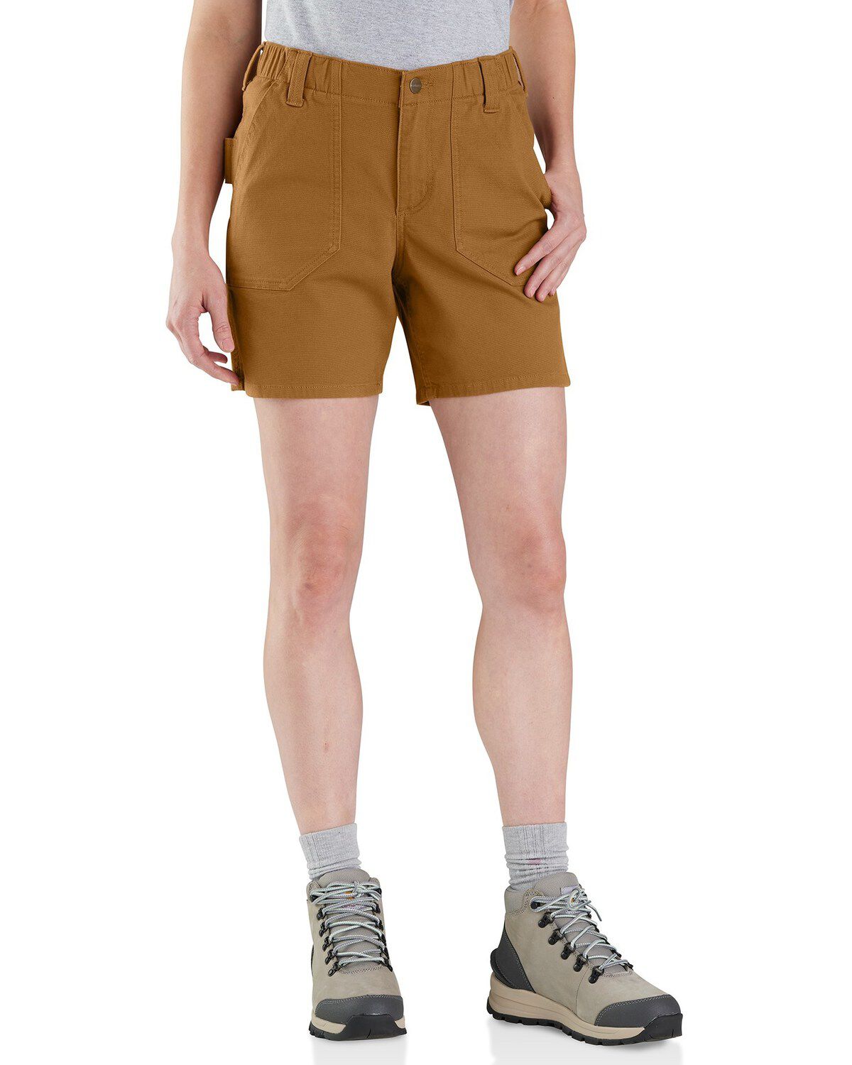 Carhartt Women's Rugged FleX™ Relaxed Fit Canvas Work Shorts - Plus
