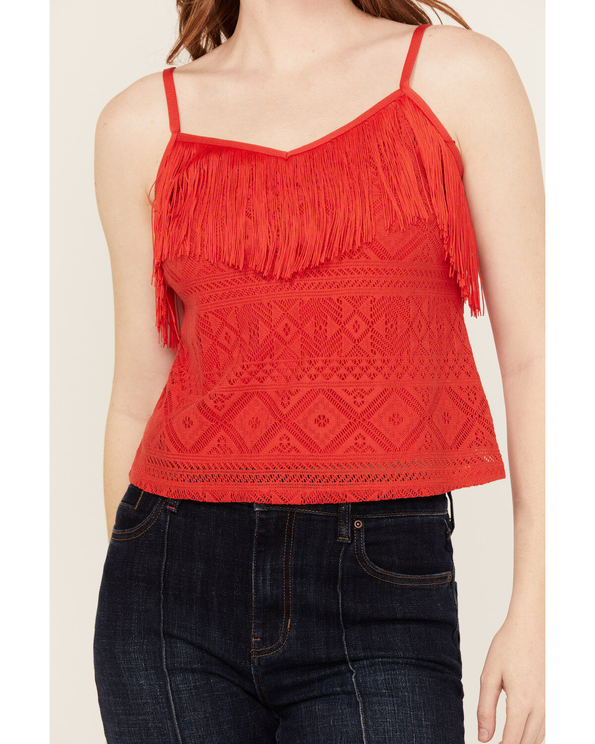 Idyllwind Women's Redmond Lace Fringe Cami