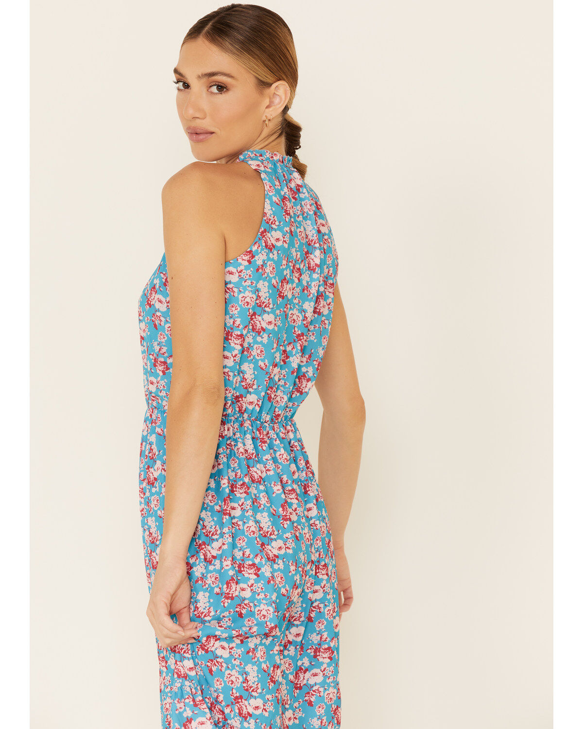 Stetson Women's Floral Prairie Sleeveless Midi Dress