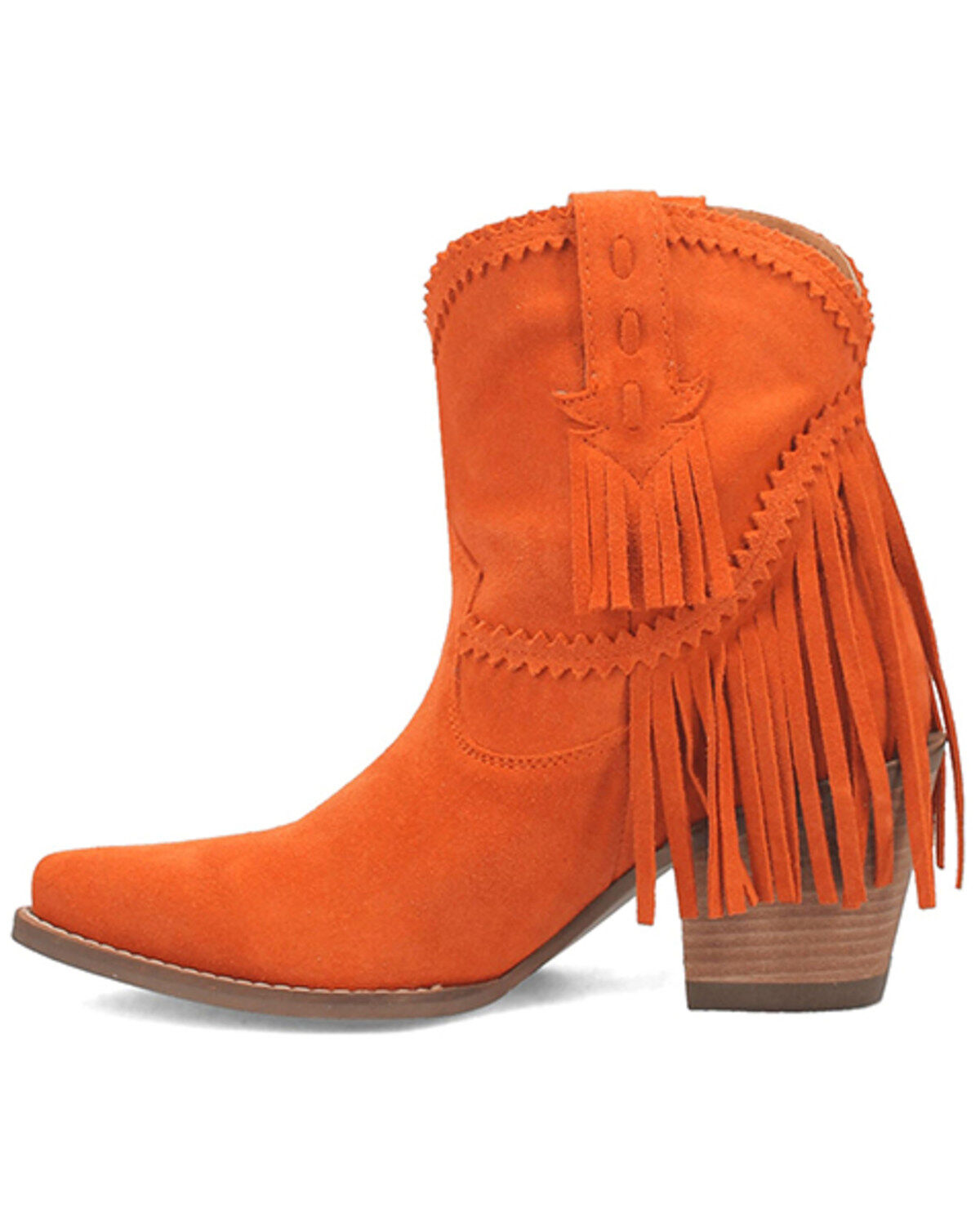 Dingo Women's Fandango Fringe Western Booties - Snip Toe