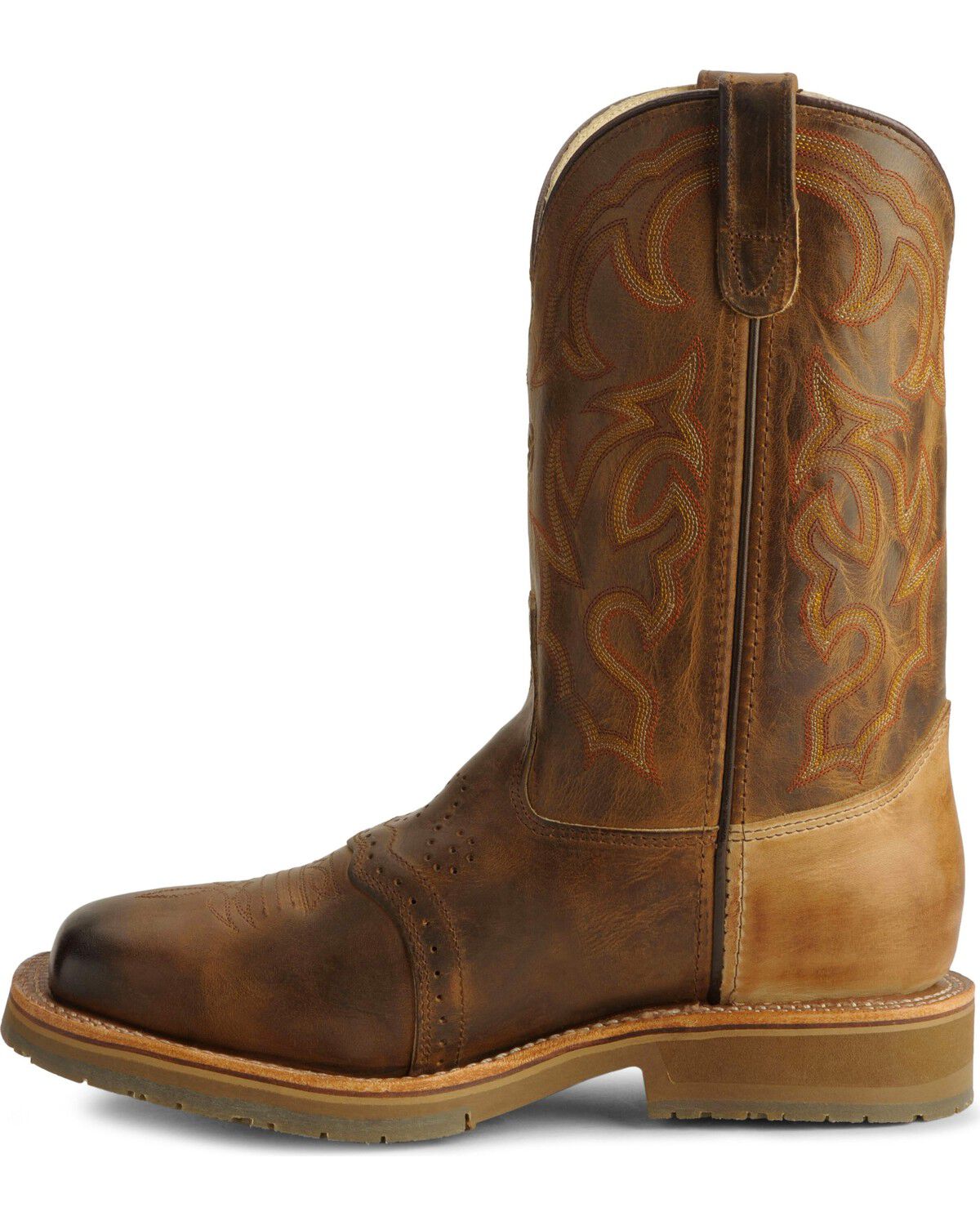 Double-H Men's Steel Square Toe Western Boots