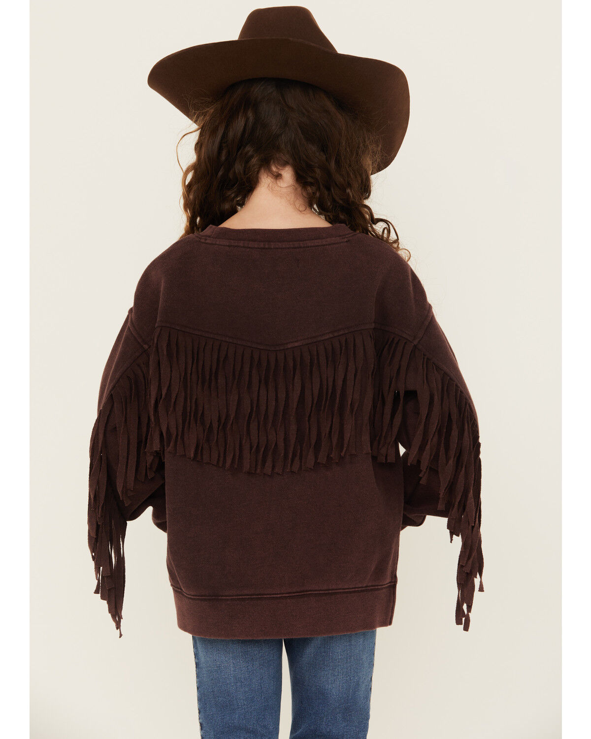 Shyanne Girls' Fringe Pullover Sweatshirt