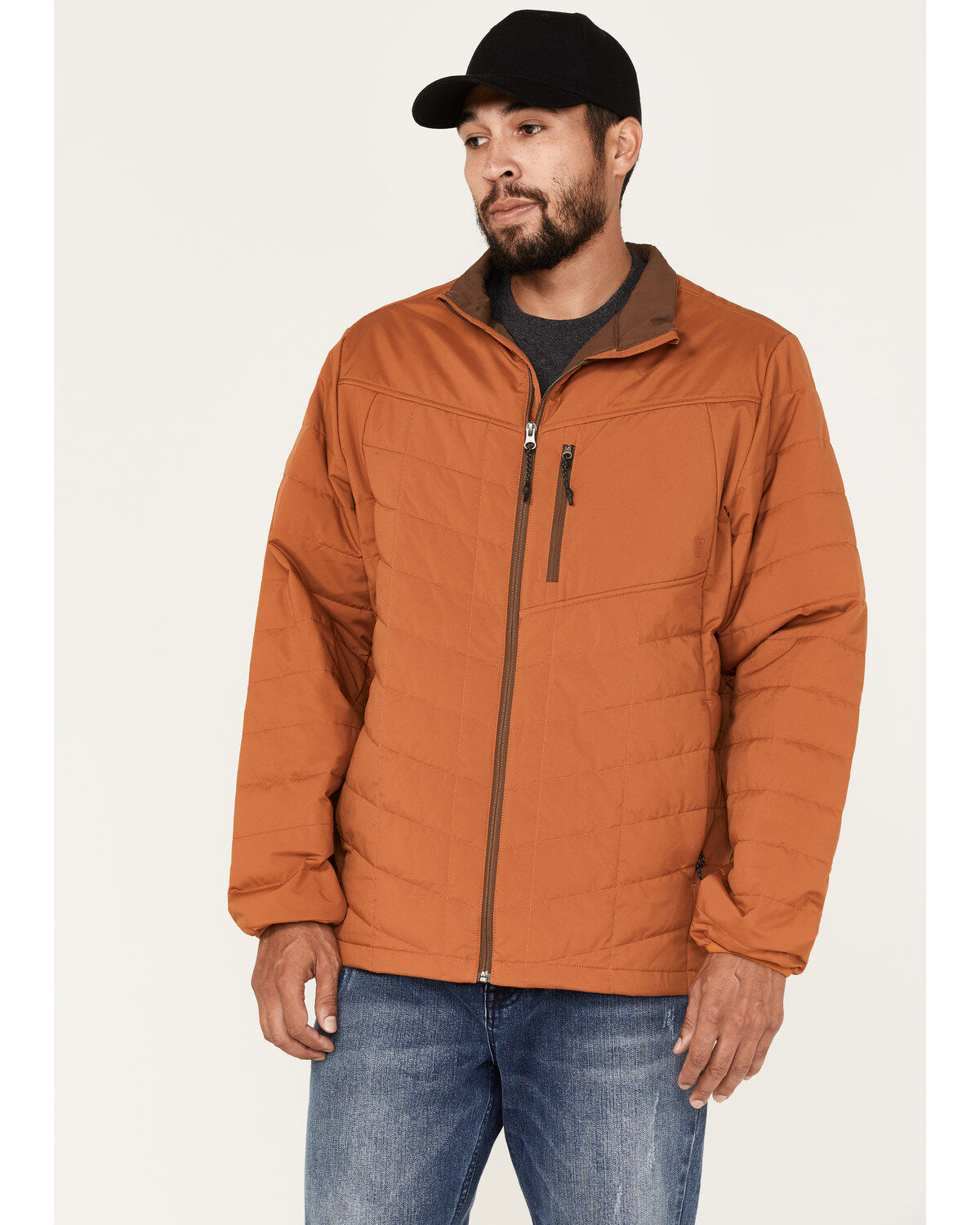 Brothers and Sons Men's Performance Lightweight Puffer Packable Jacket