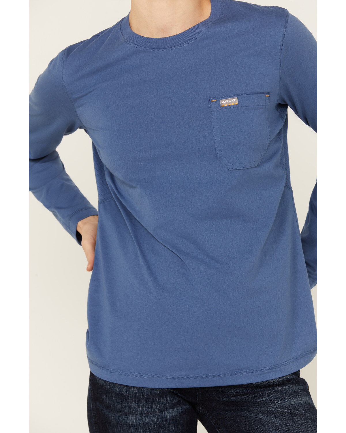 Ariat Women's Rebar Workman Reflective Flag Long Sleeve Tee