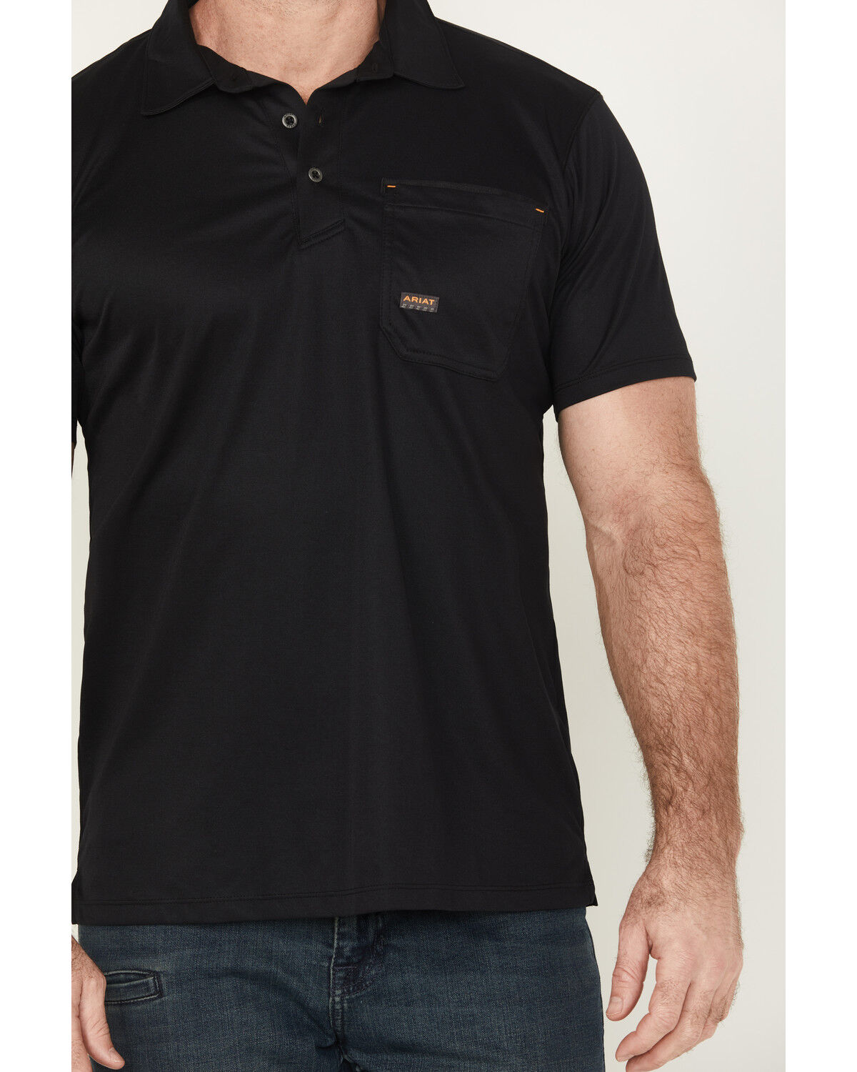Ariat Men's Rebar Foreman Short Sleeve Polo Shirt