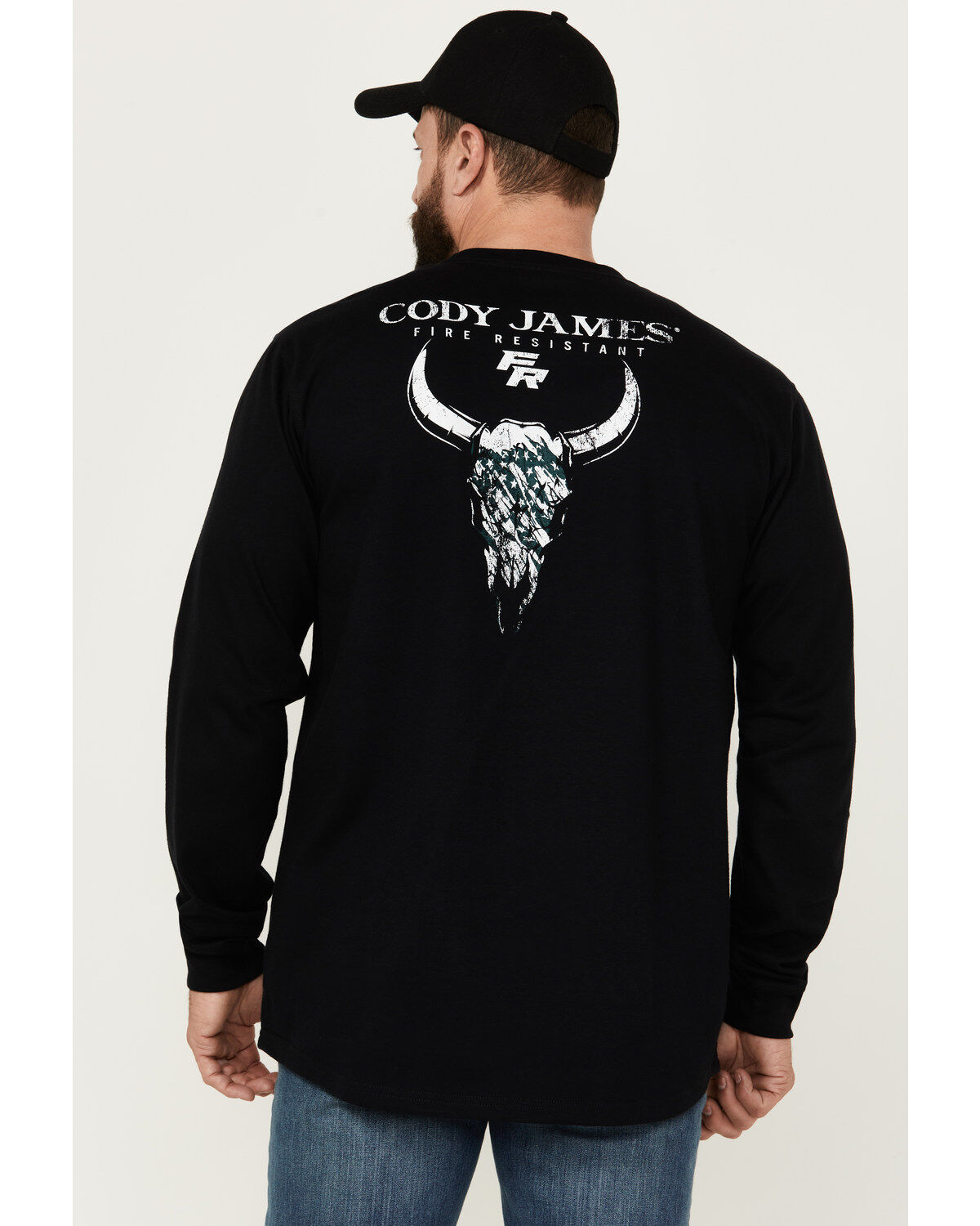 Cody James Men's FR Graphic Long Sleeve Graphic Work T-Shirt