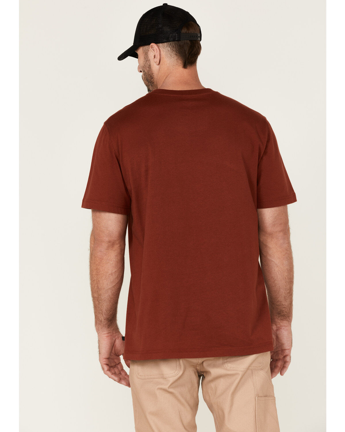 Hawx Men's Flying Flag Graphic Work T-Shirt