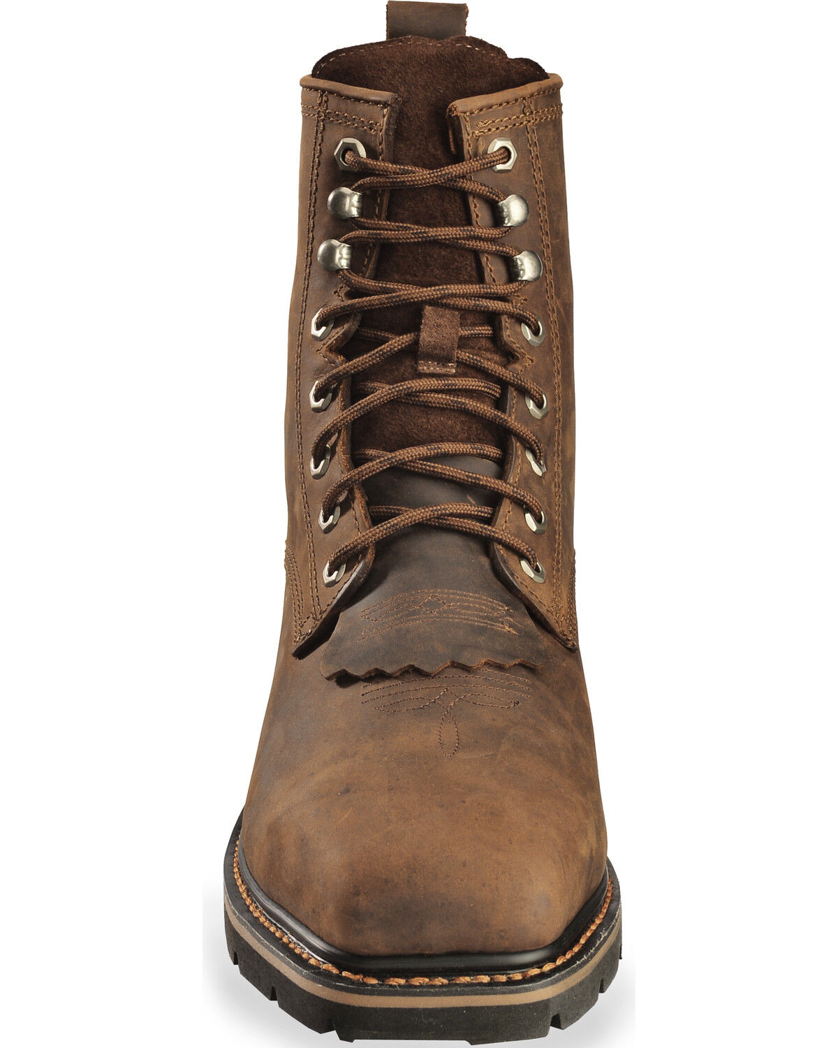 Cody James Men's 8" Mustang Lace-Up Kiltie Work Boots - Composite Toe