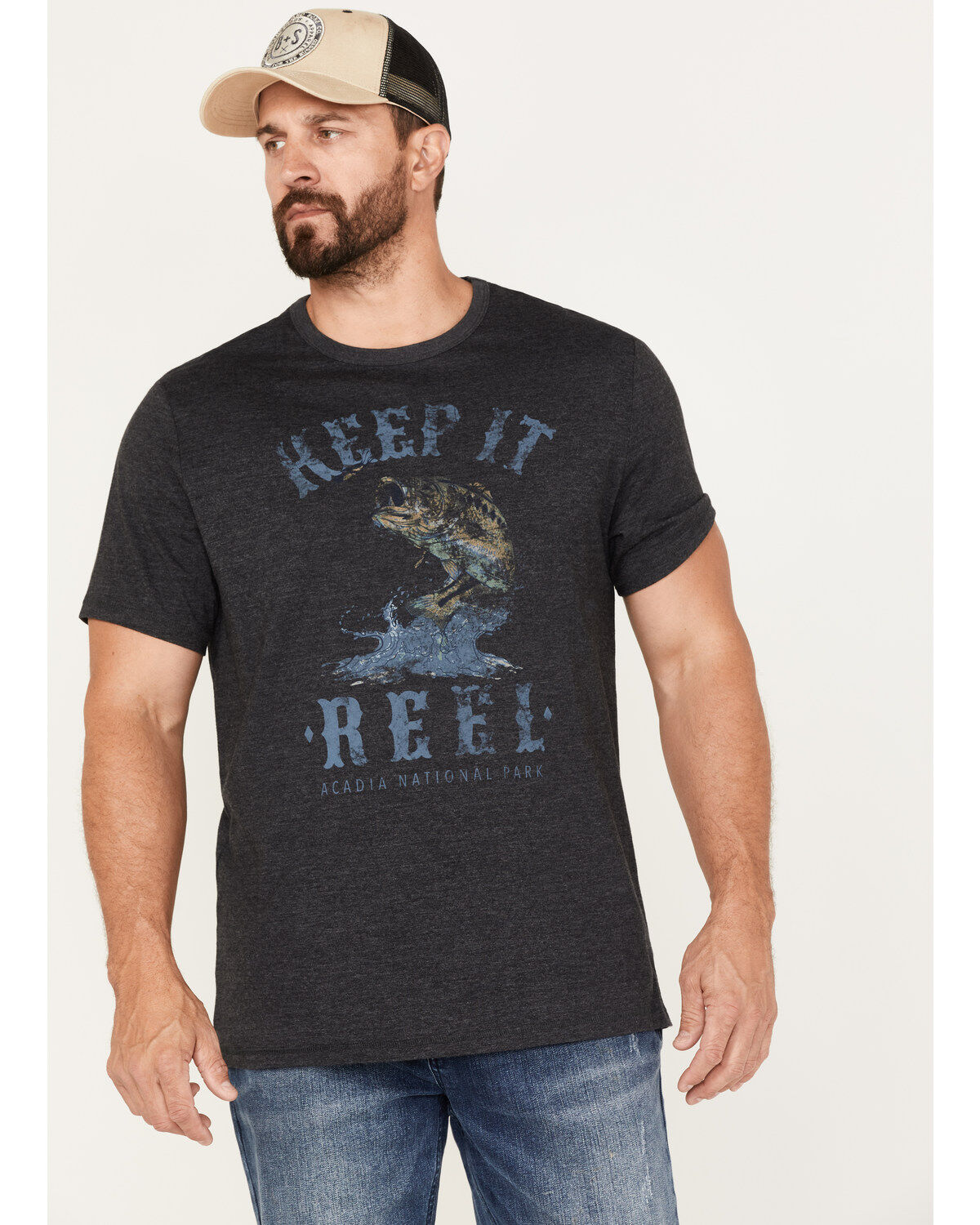 Brothers and Sons Keep It Real Acadia National Park Graphic T-Shirt