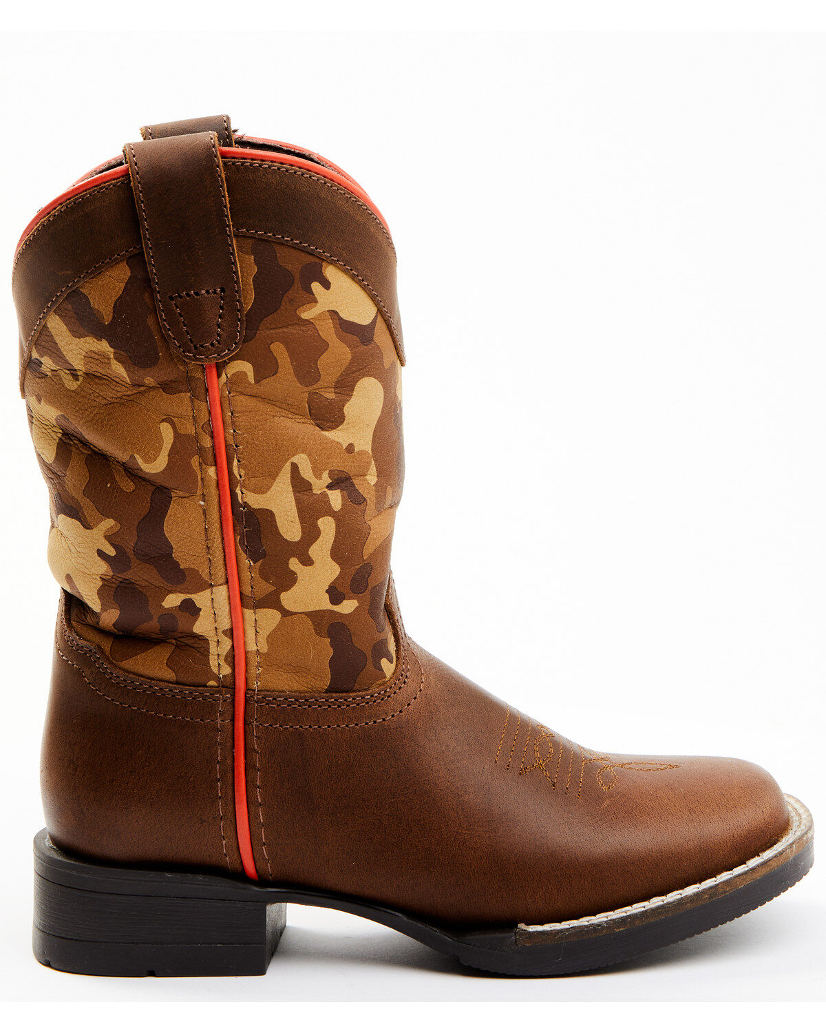 Cody James Boys' Camo Western Boot - Square Toe