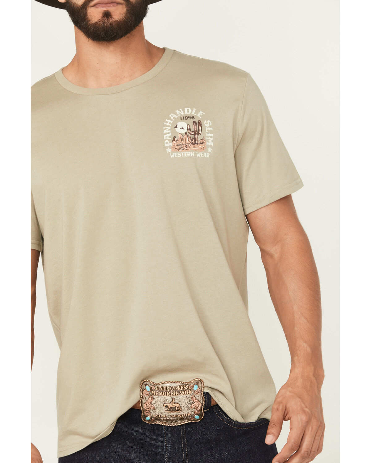 Panhandle Slim Men's Desert Short Sleeve Graphic T-Shirt