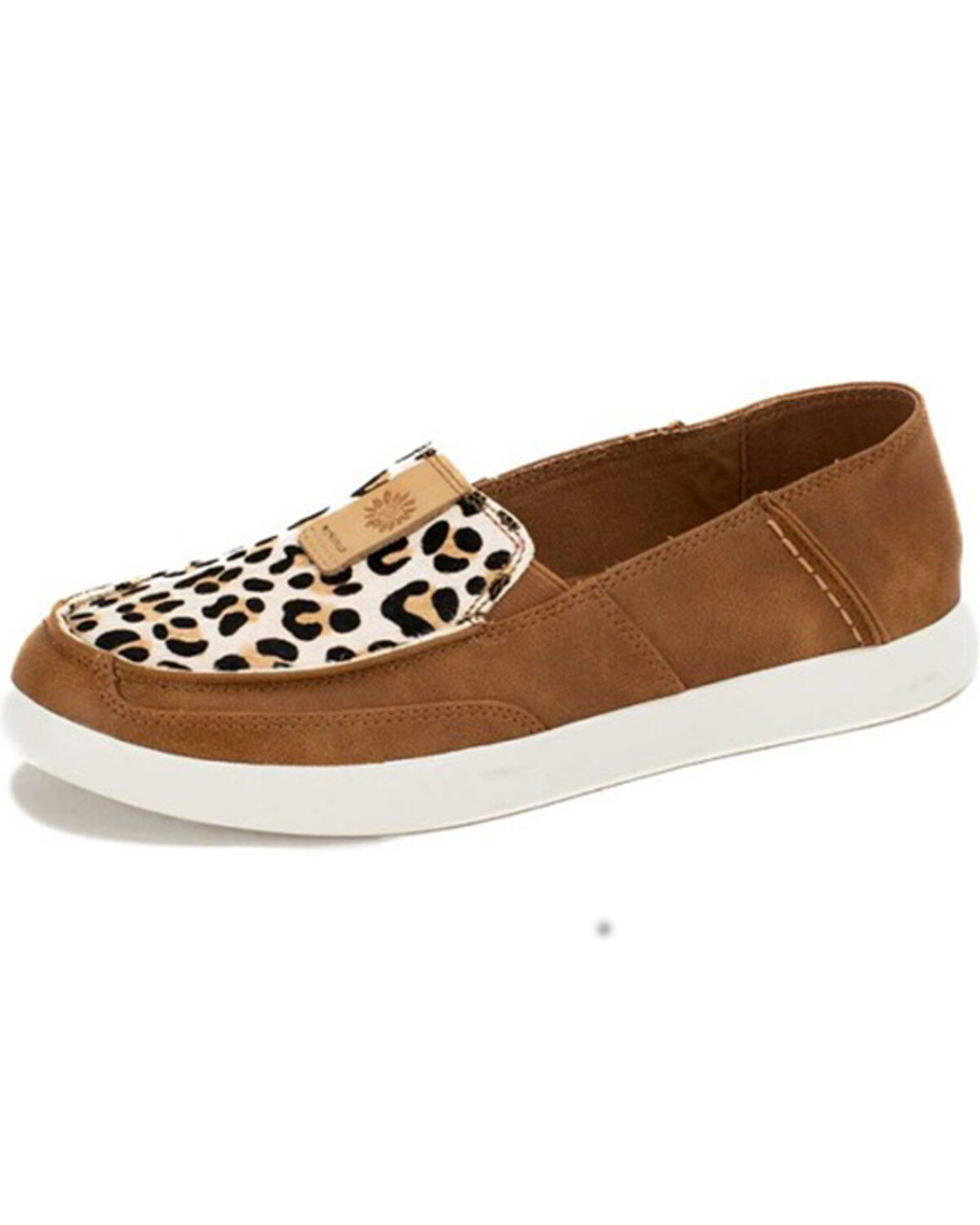 Yellow Box Women's Olevia Cow Print Slip-On Shoe