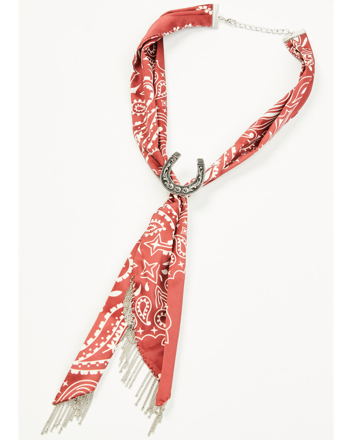 Idyllwind Women's Amelia Chain Fringe Bandana Necklace