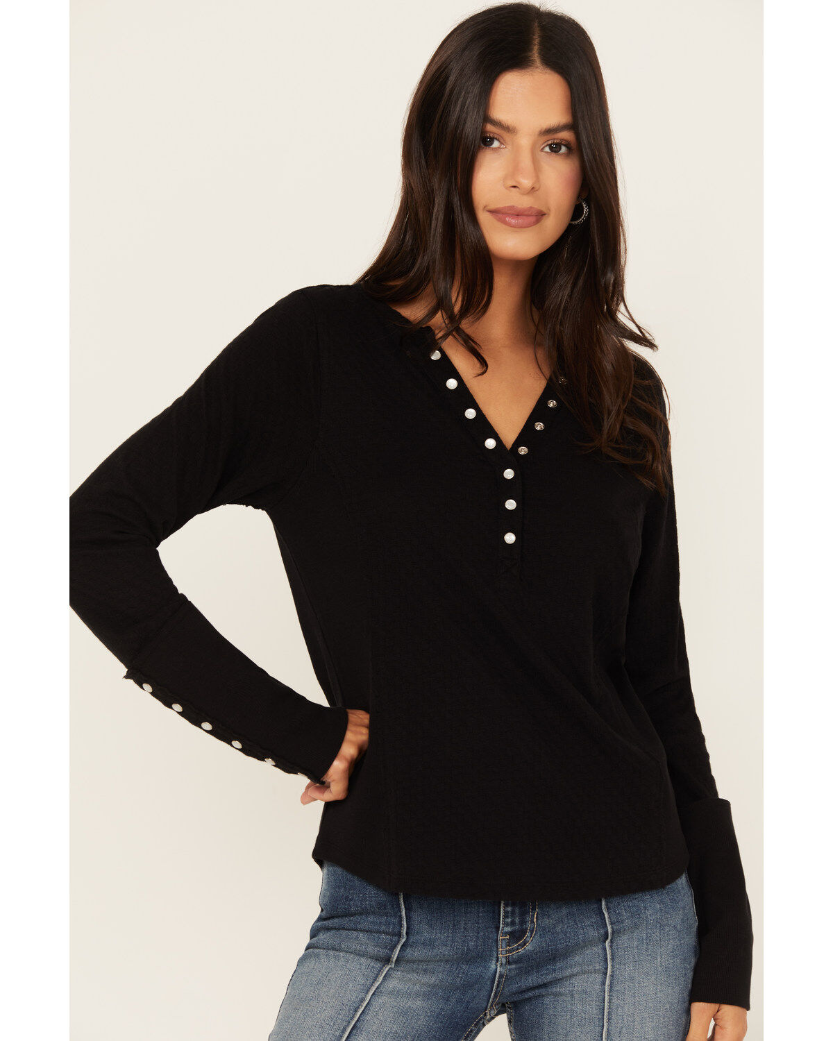 Idyllwind Women's Pearl Knit Henley Shirt