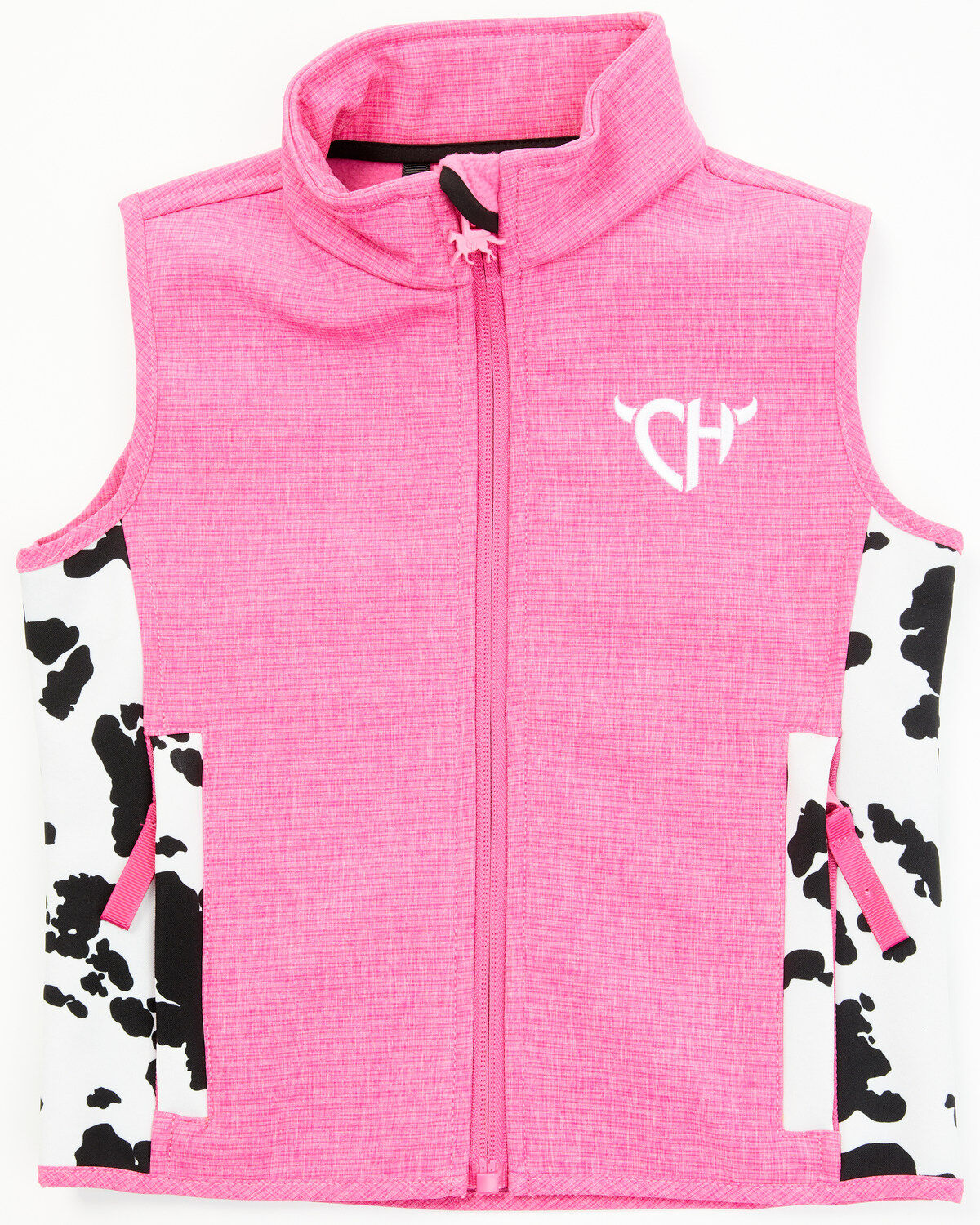Cowgirl Hardware Toddler Girls' Cow Print Vest