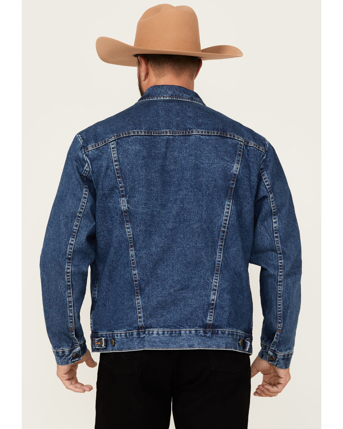 Wrangler Men's Unlined Medium Wash Denim Jacket