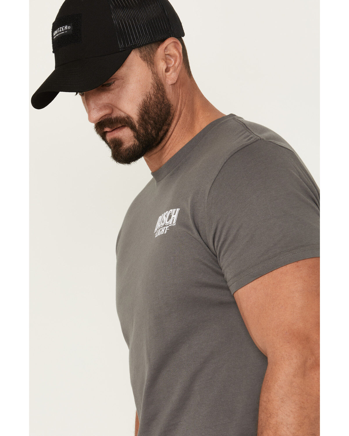 Buckwear Men's Busch No Bull Short Sleeve Graphic T-Shirt