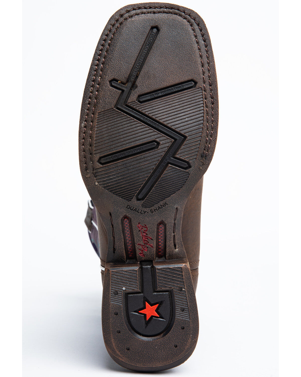 Durango Women's Lady Rebel Amethyst Western Performance Boots - Broad Square Toe