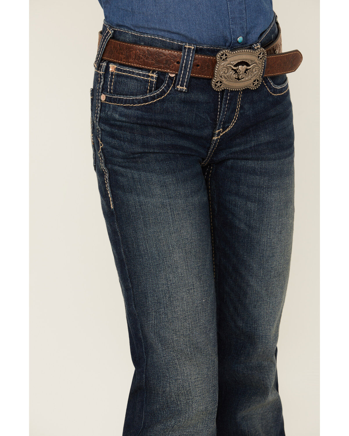 Ariat Girls' R.E.A.L. Olivia Trouser Stretch Denim Jeans