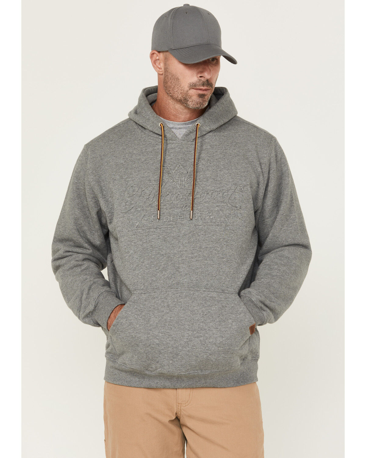 Thorogood Men's Heavyweight Brushed Embossed Logo Hooded Sweatshirt