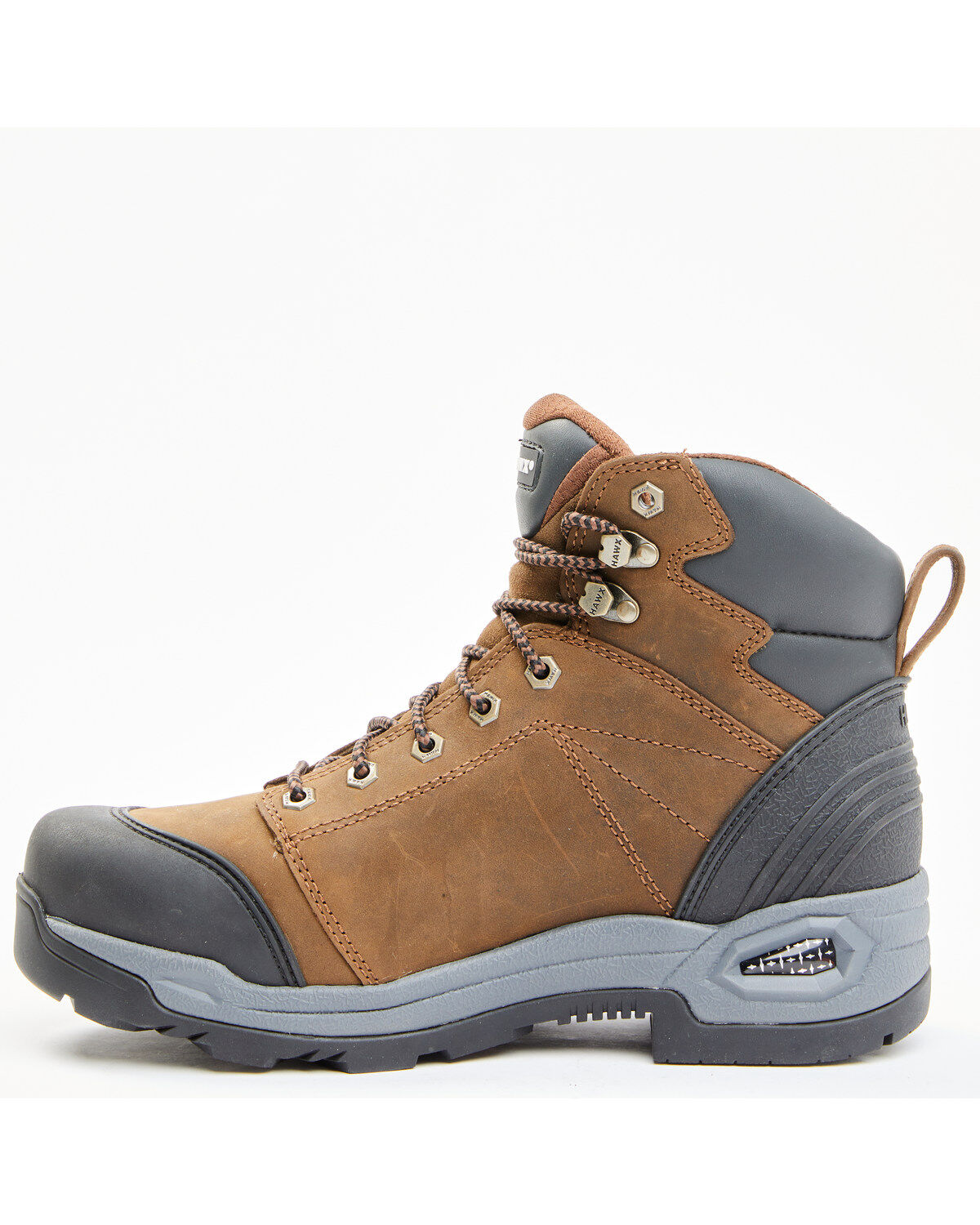 Hawx Men's Lace To Toe Crazy Horse Waterproof Work Boots - Soft Toe