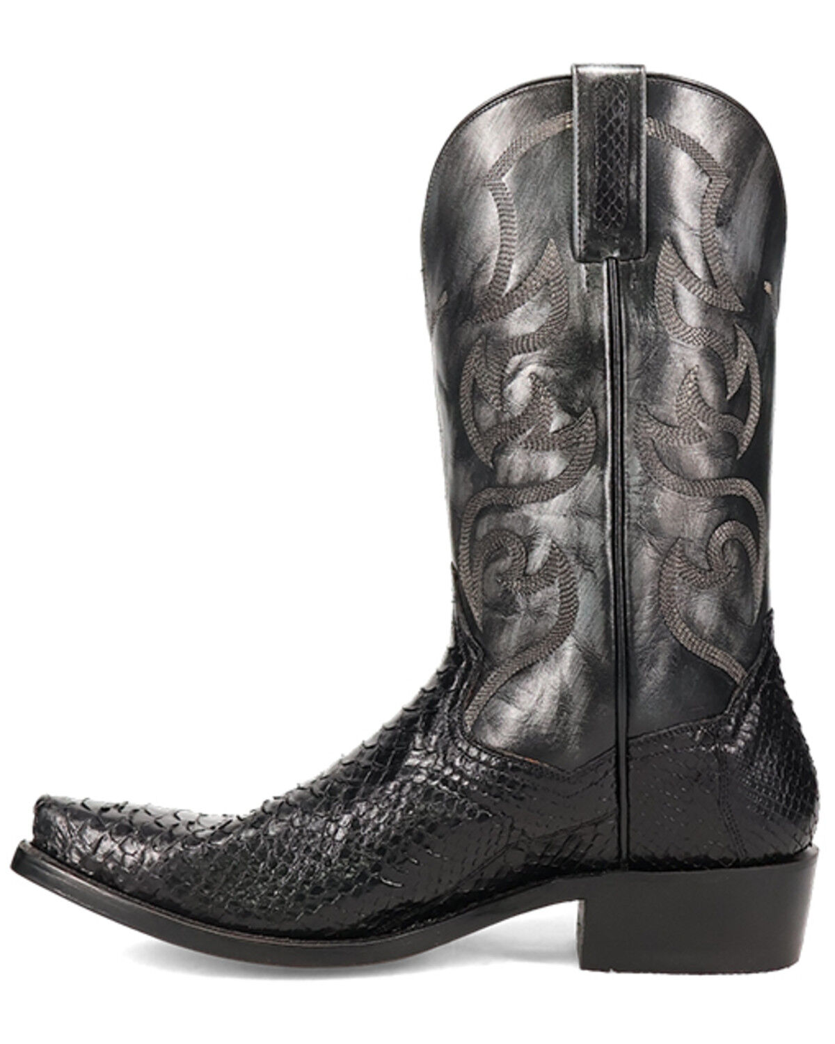 Dan Post Men's Exotic Python Western Boots - Snip Toe