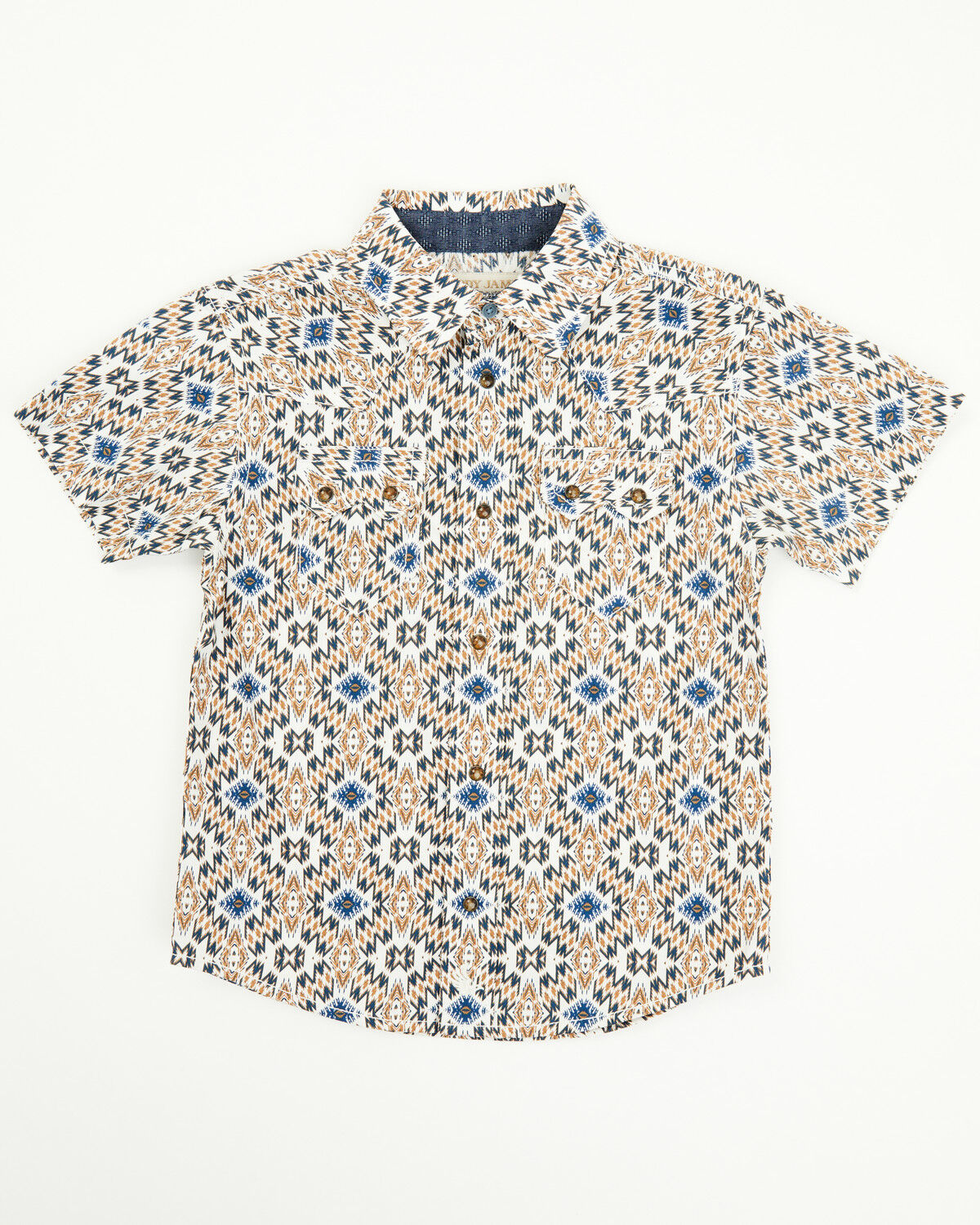 Cody James Toddler Boys' High Plains Southwestern Print Short Sleeve Western Shirt