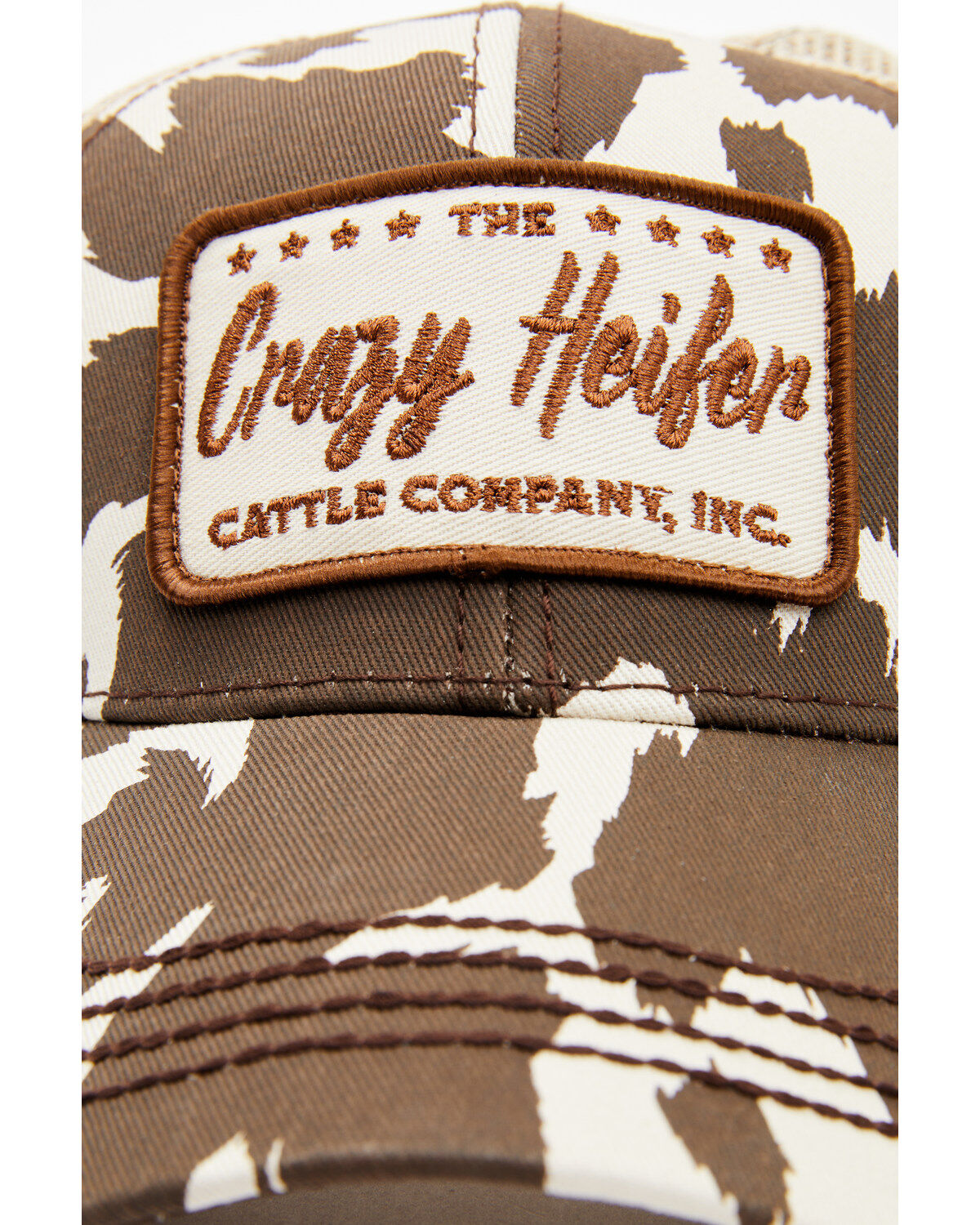 Idyllwind Women's Crazy Heifer Cow Print Baseball Cap