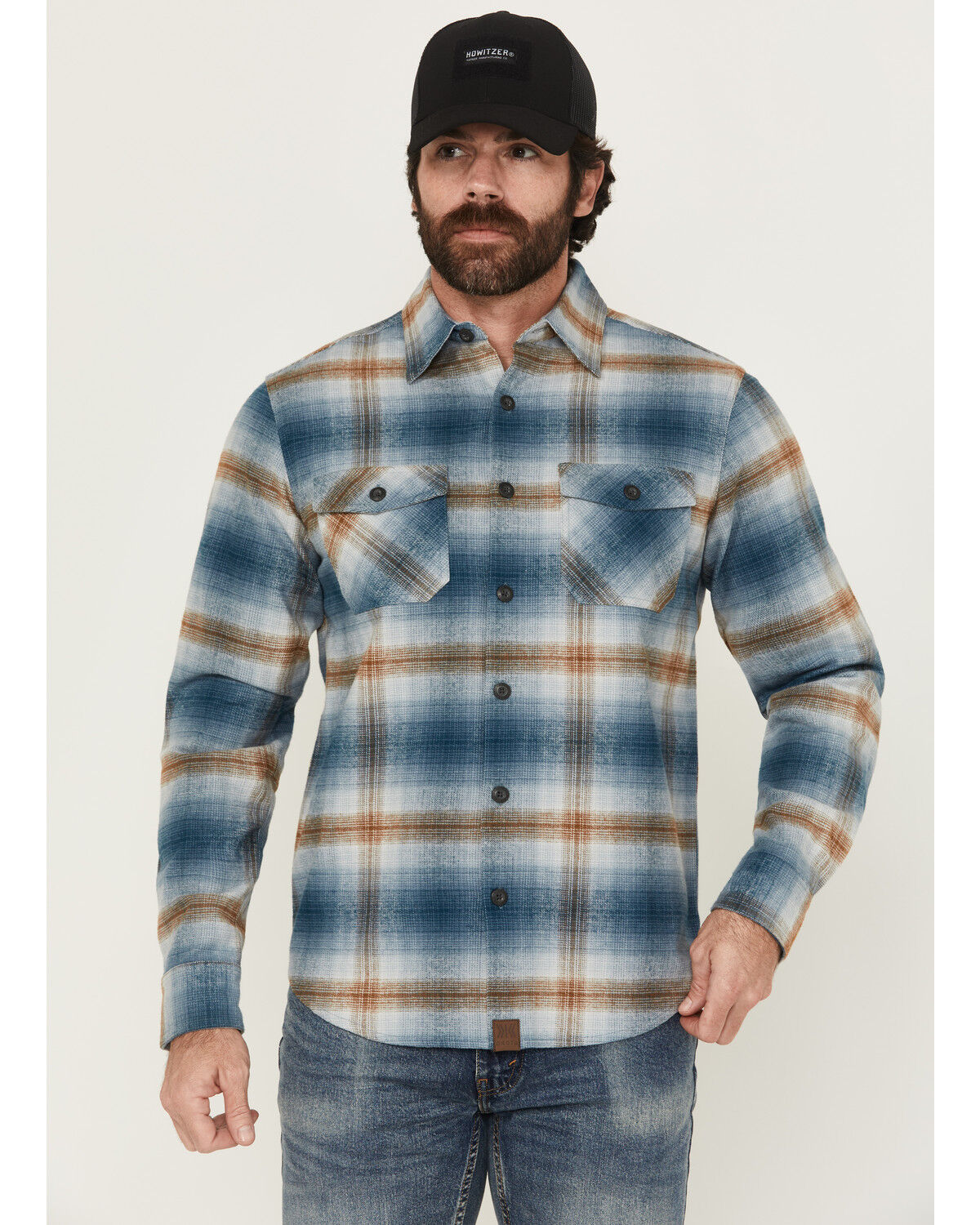 Dakota Grizzly Men's Briggs Plaid Print Long Sleeve Button-Down Flannel Shirt
