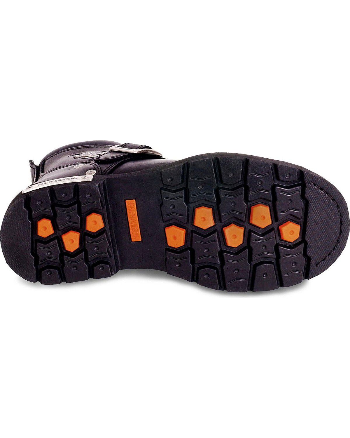 Harley Davidson Brake Buckle Motorcycle Boots - Round Toe