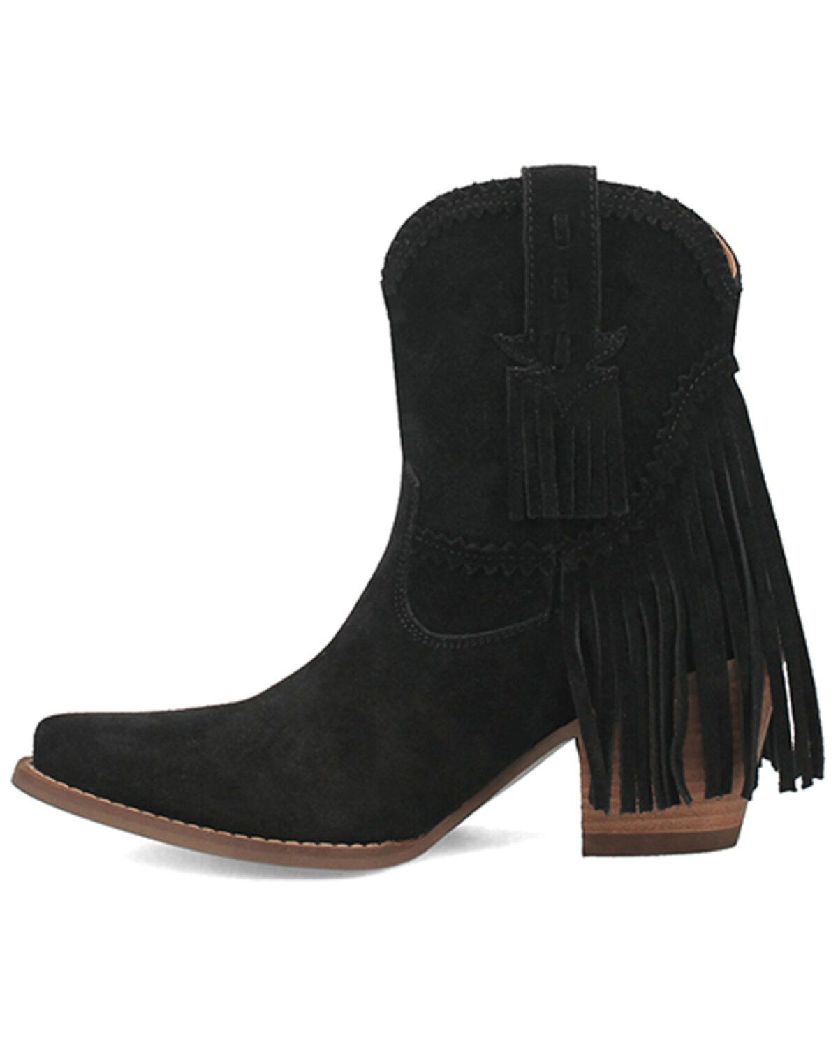 Dingo Women's Fandango Fringe Western Booties - Snip Toe