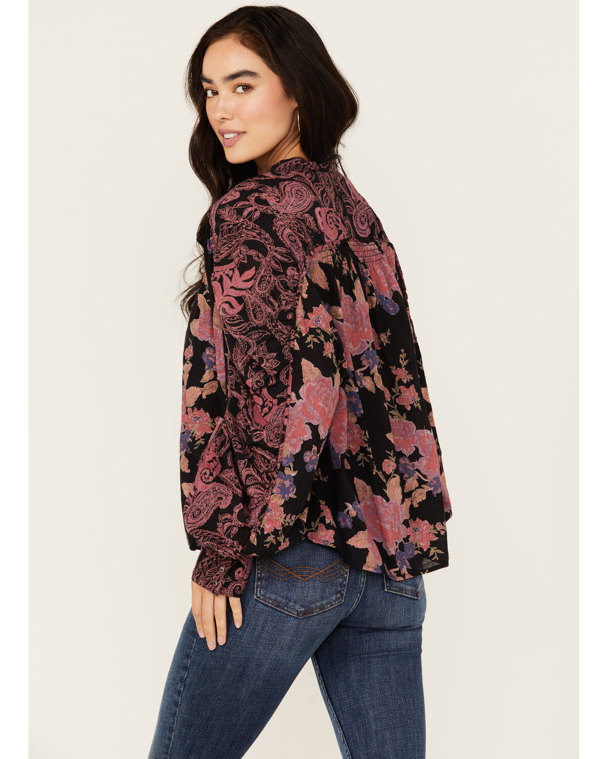 Free People Women's Maraya Floral Printed Top