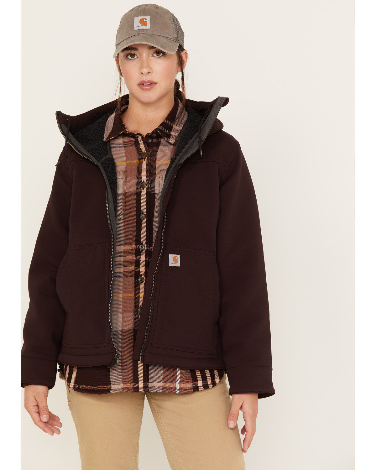 Carhartt Women's Super DuX™ Relaxed Fit Sherpa-Lined Active Jacket