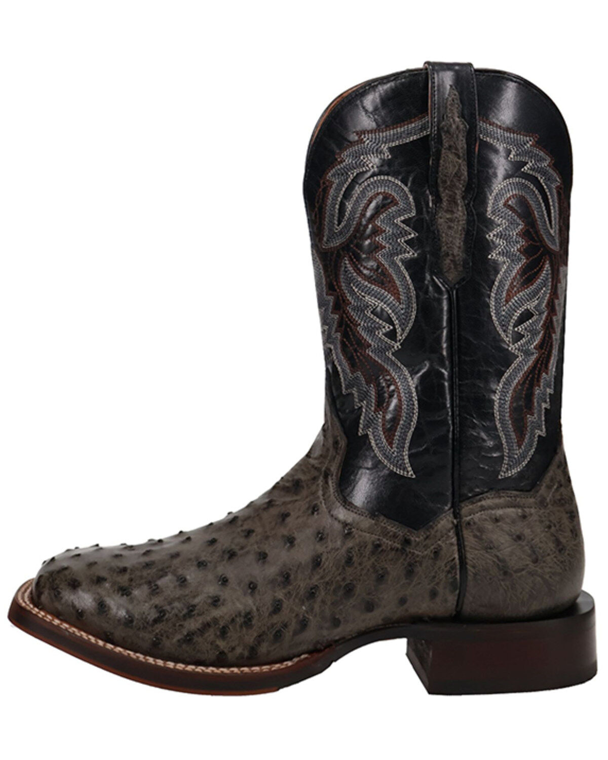 Dan Post Men's Exotic Ostrich Western Boots - Square Toe