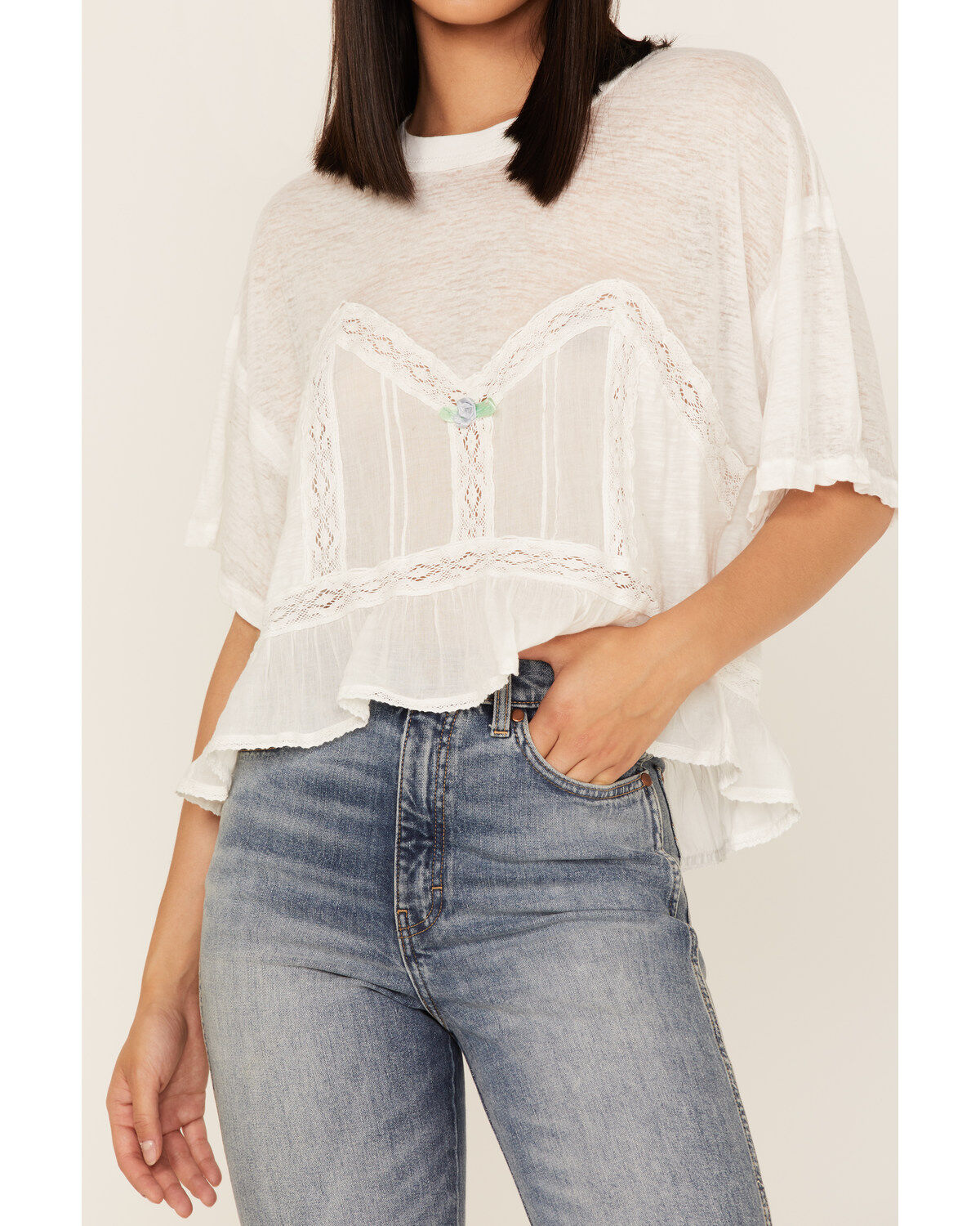 Free People Women's Fall In Love Tee