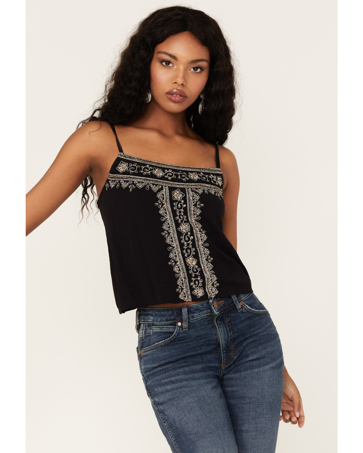 Shyanne Women's Beaded Cami Top