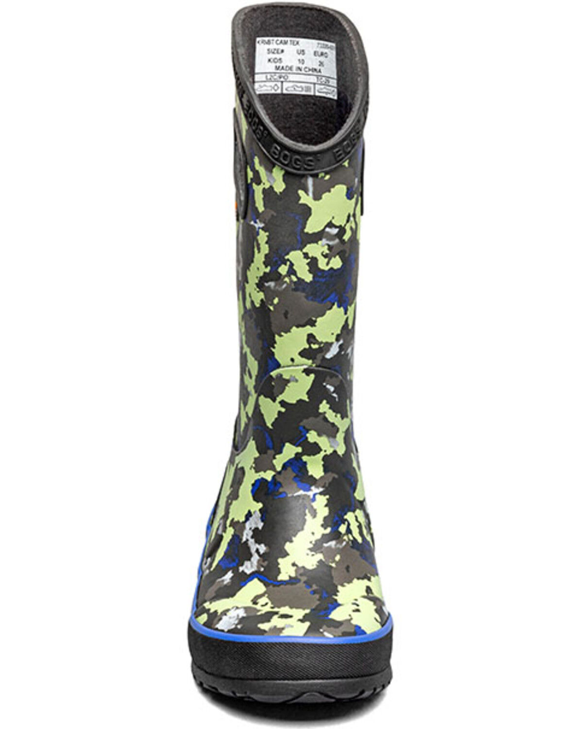 Bogs Boys' Camo Texture Rainboots