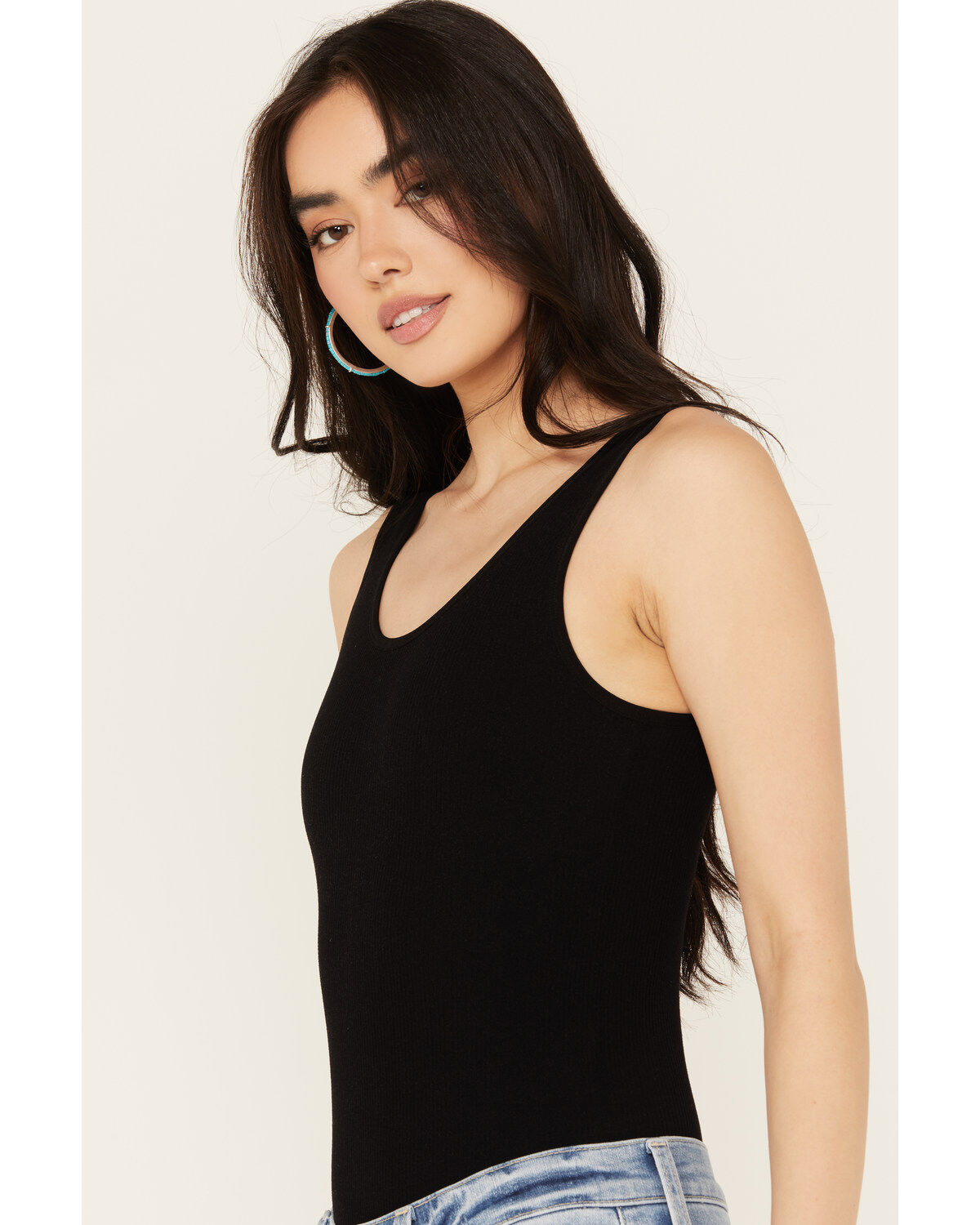 By Together Women's Hello There Ribbed Bodysuit