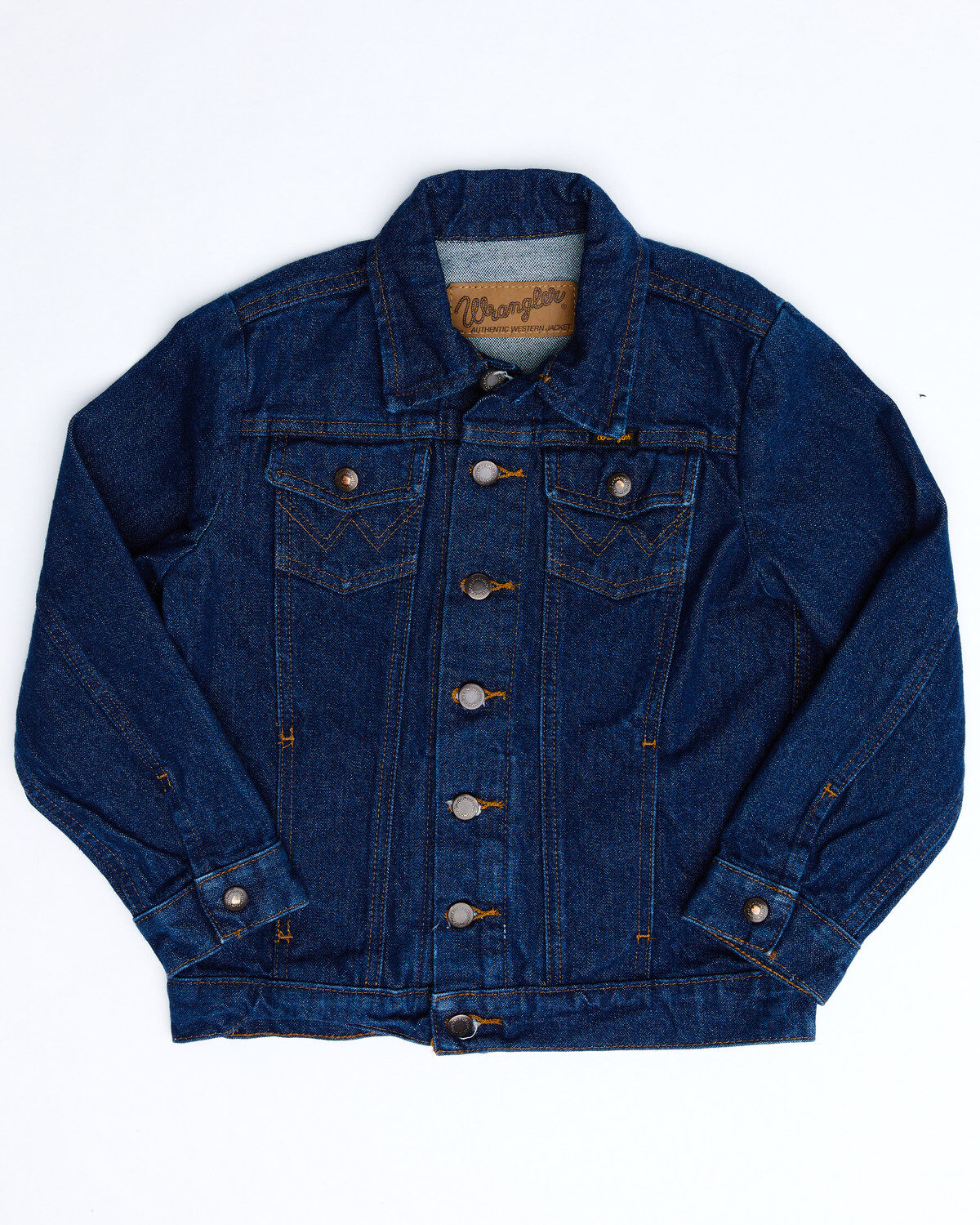 Wrangler Boys' Prewashed Heavyweight Broken Twill Denim Jacket