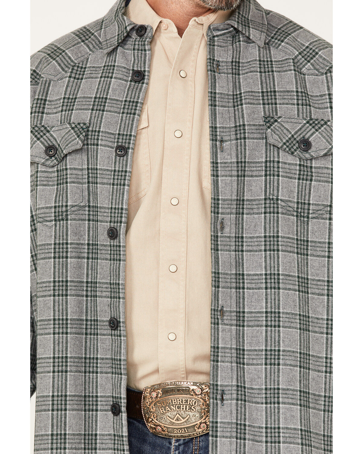 Cody James Men's Polar Bonded Plaid Button Down Flannel