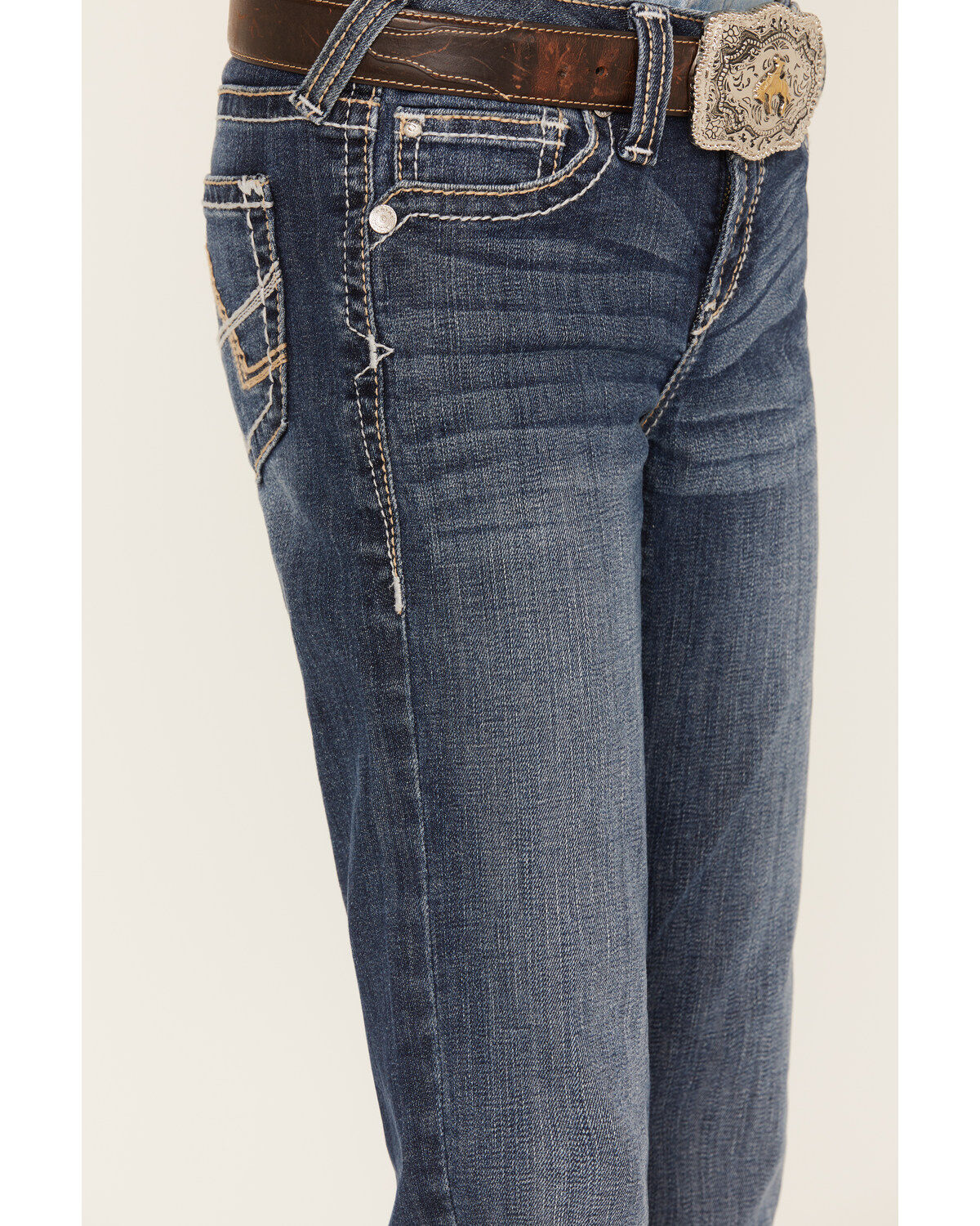 Ariat Girls' R.E.A.L. Esmeralda Dresden Bootcut Jeans