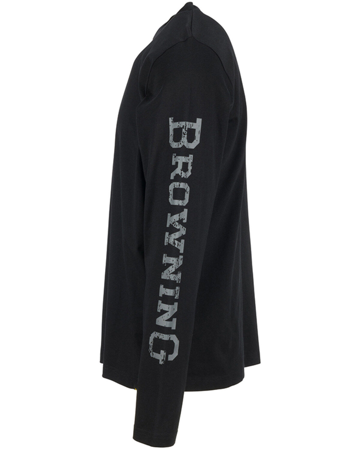 Browning Men's Solid Logan Logo Graphic Lightweight Long Sleeve T-Shirt