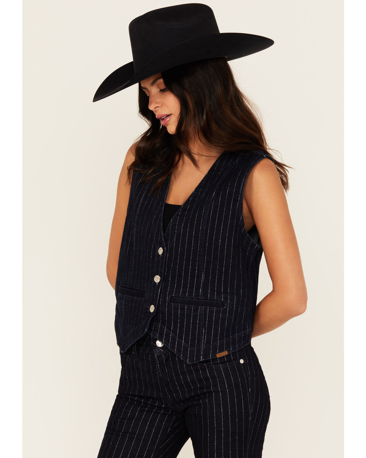 Ariat Women's R.E.A.L. Denim Lurex Striped Vest
