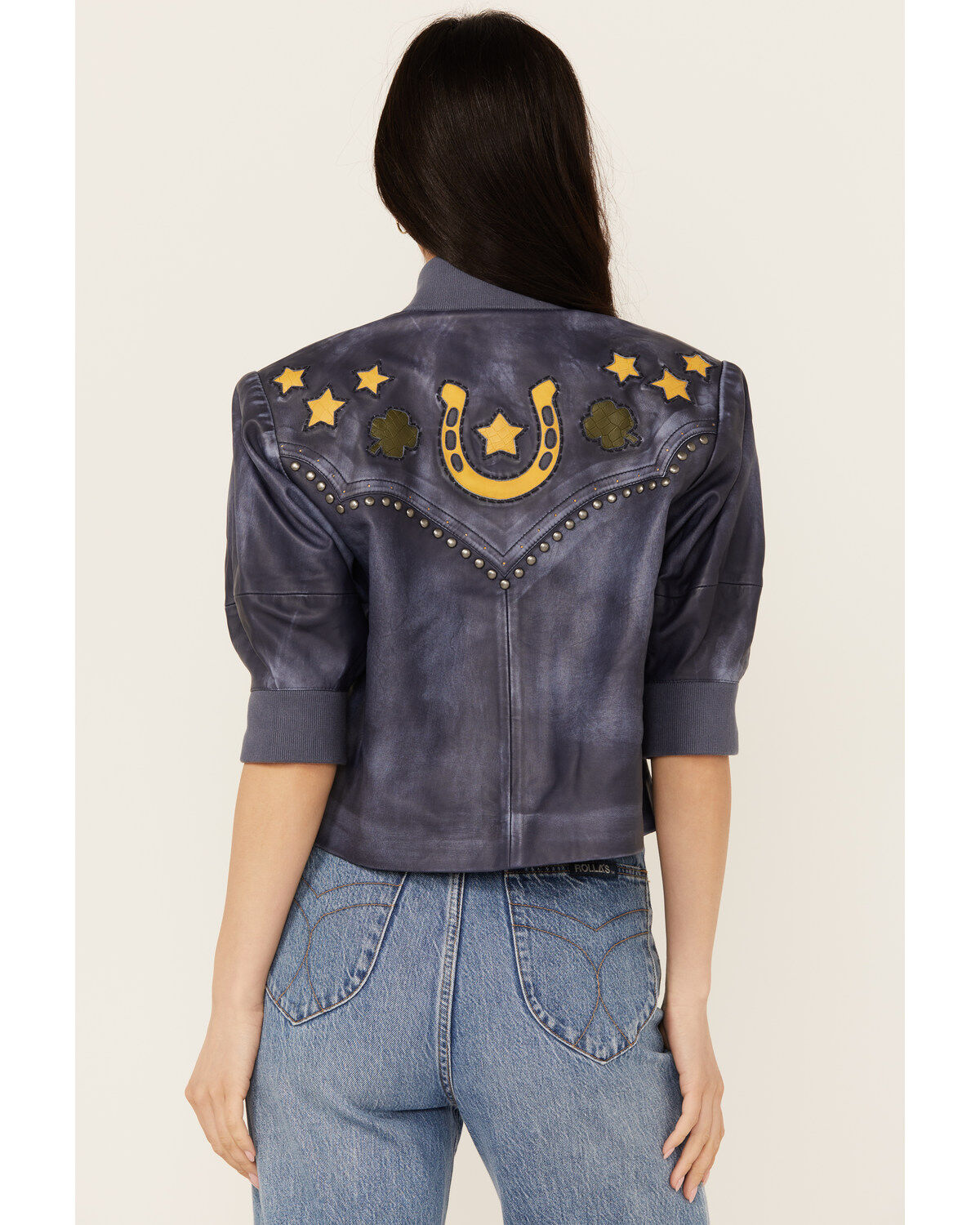 Double D Ranch Women's Ti-Yi-Yo Leather Jacket