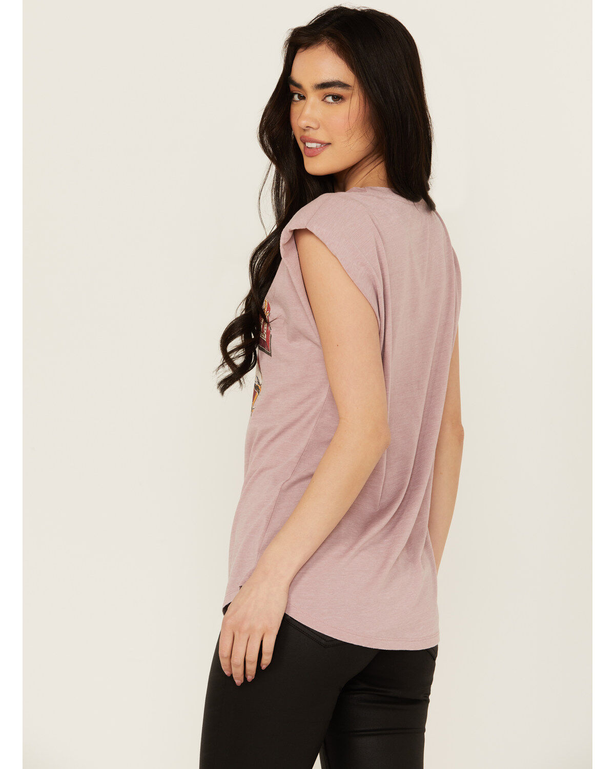 Blended Women's Freedom Rock Shoulder Pad Muscle Tee