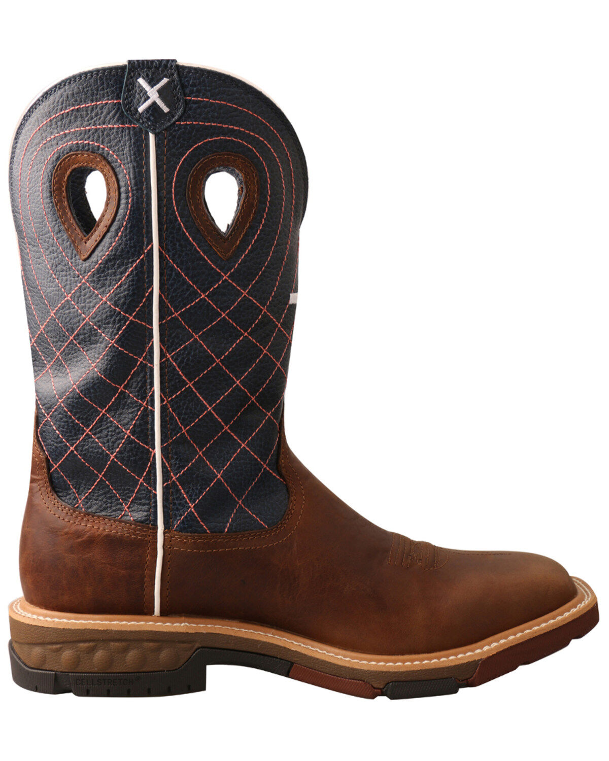 Twisted X Men's Waterproof CellStretch Western Work Boots - Soft Toe