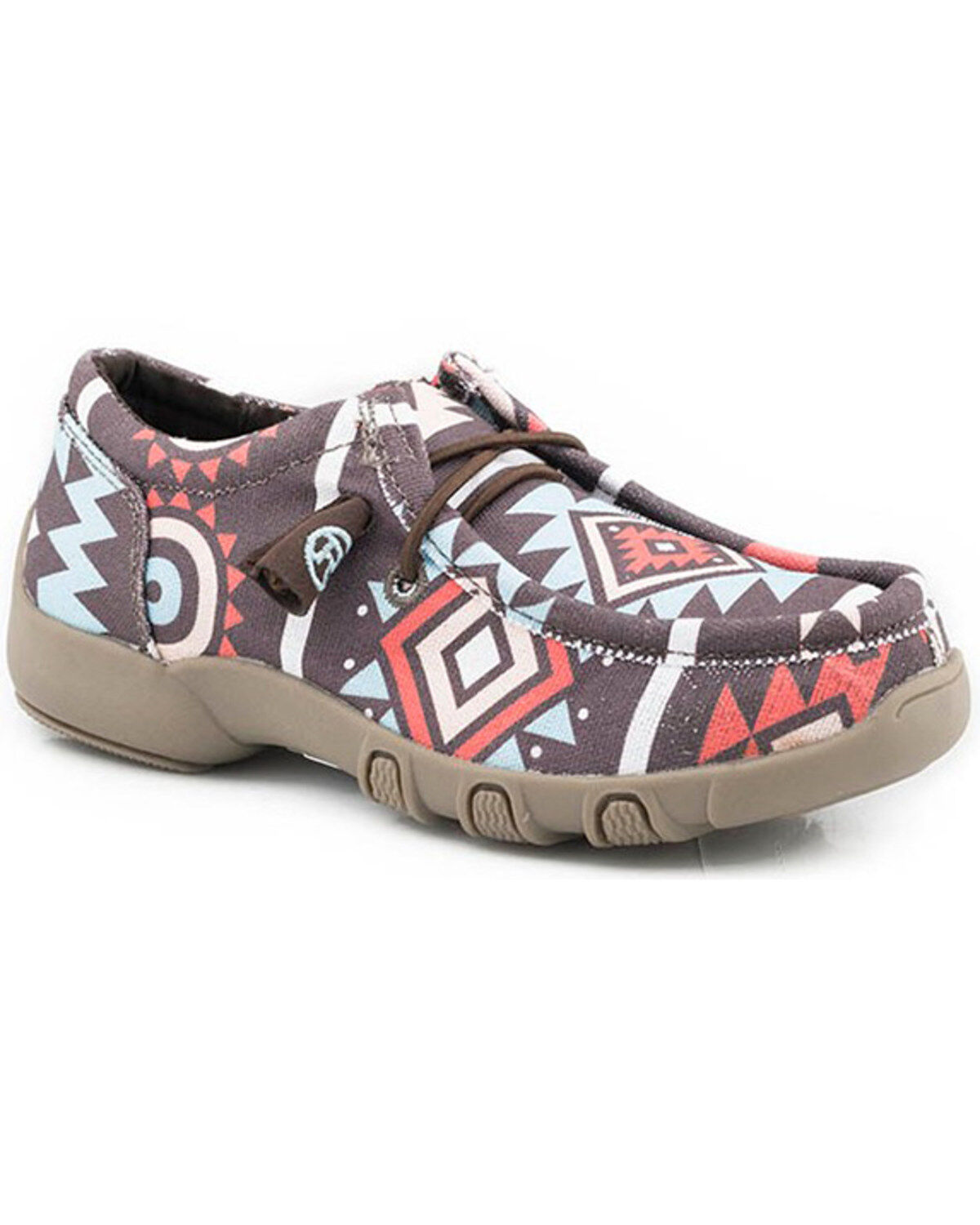 Roper Boys' Chillin Southwestern Casual Shoes - Moc Toe